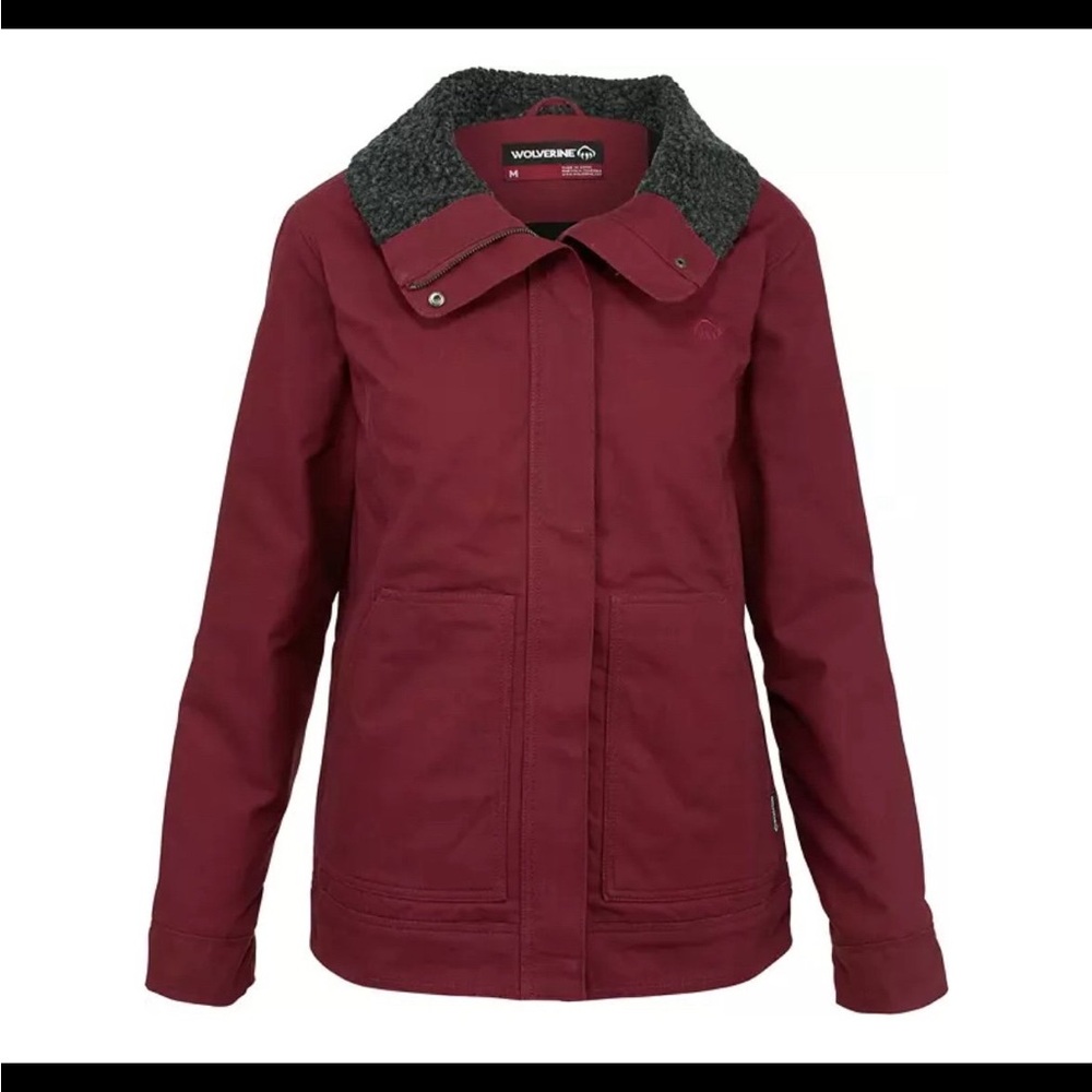Womens Wolverine Ethelwood Jacket maroon